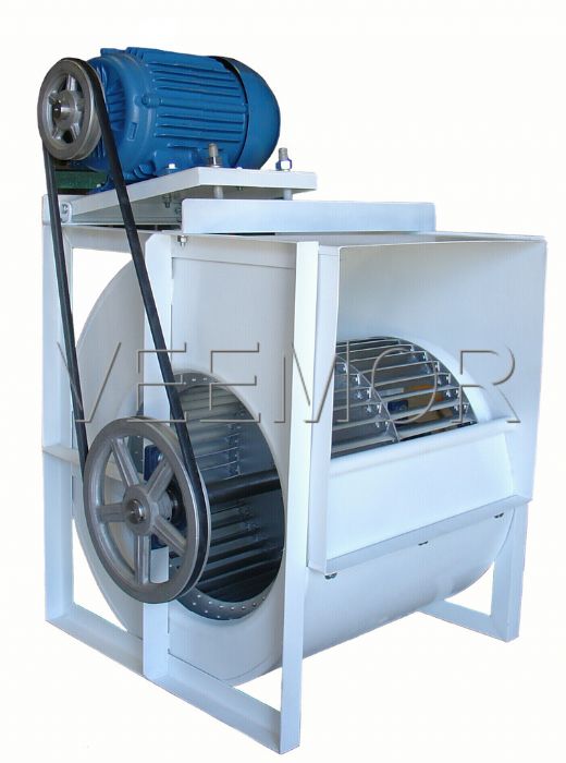 Ventiladores centrífugos de aspas multiples.
