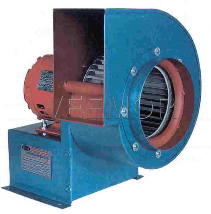Ventilador extractor centrífugo con rotor tipo jaula de ardilla
