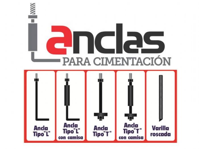 anclas para cimentacion