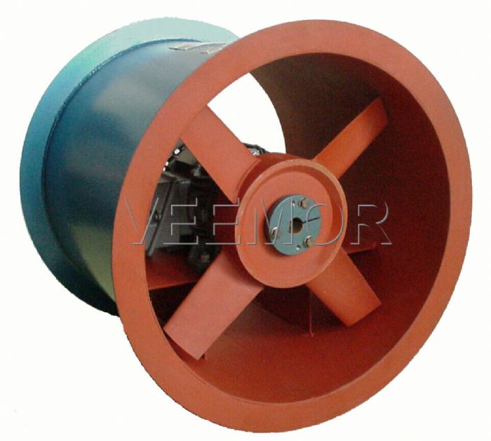 Ventilador tubo axial largo de acoplamiento directo
