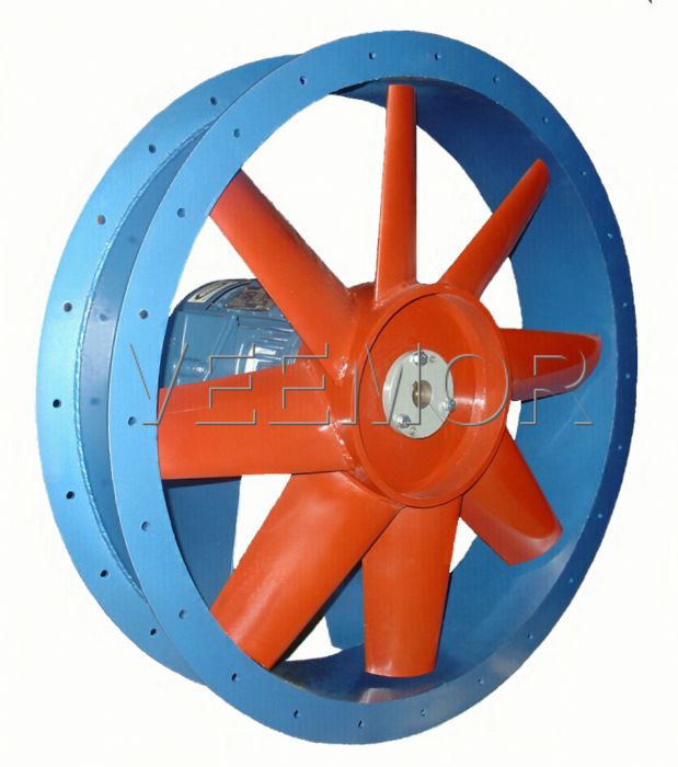Ventilador tubo axial corto de acoplamiento directo