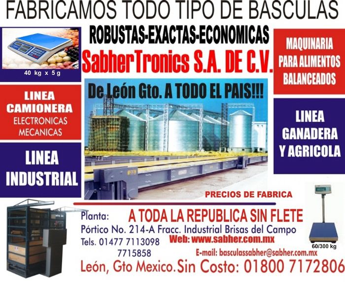BASCULAS SABHERTRONICS