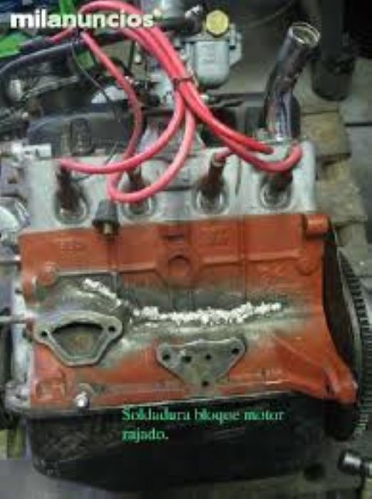 Reparacion de piezas de fierro vaciado y diversos materiales