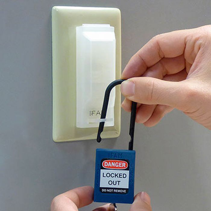 Bloqueo para interruptor de pared
