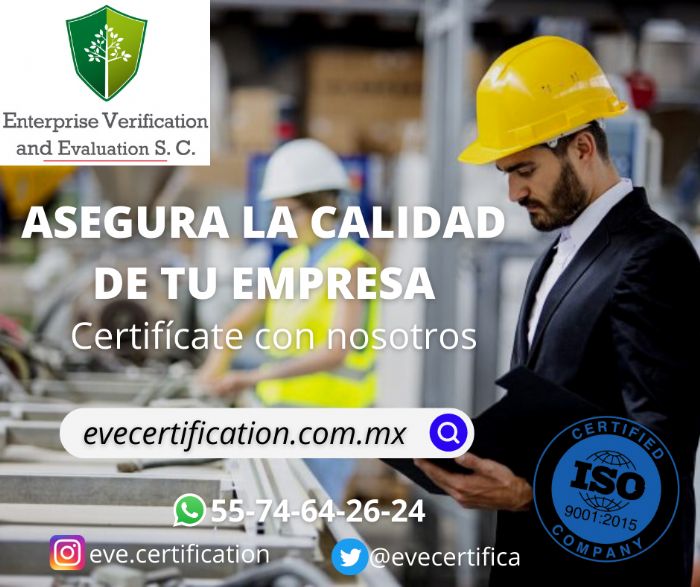 CERTIFICACIÓN ISO 9001 