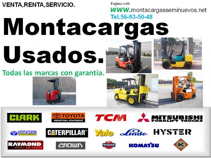 MONTACARGAS USADOS