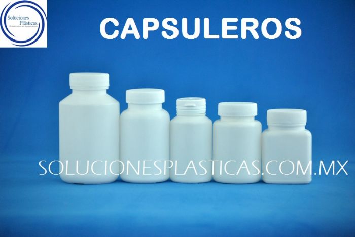 Tarros Capsuleros de Plastico Polietileno