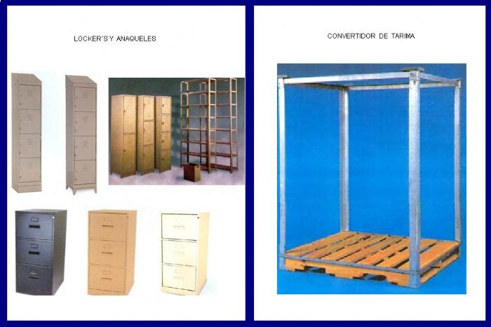 LOCKER´S, ANAQUELES  Y  CONVERTIDOR DE TARIMAS