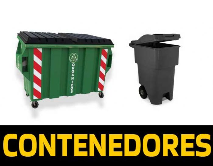 contenedores de basura industriales grandes