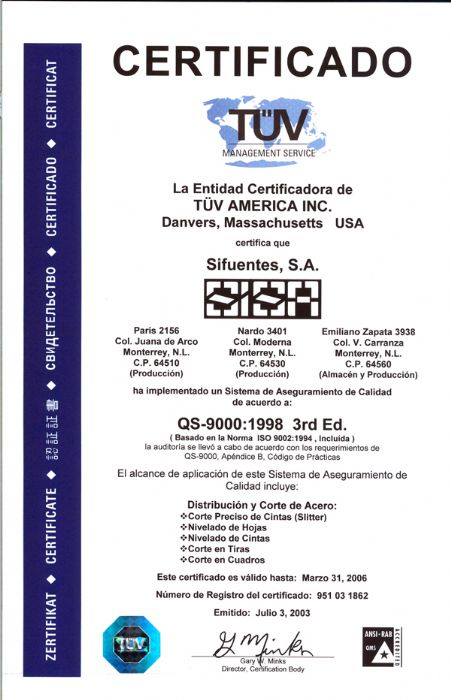 Certificacion