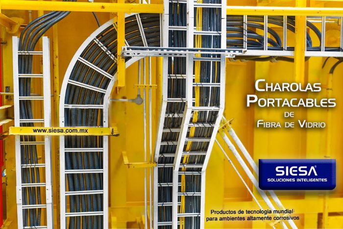 Charolas Portacables de Fibra de Vidrio