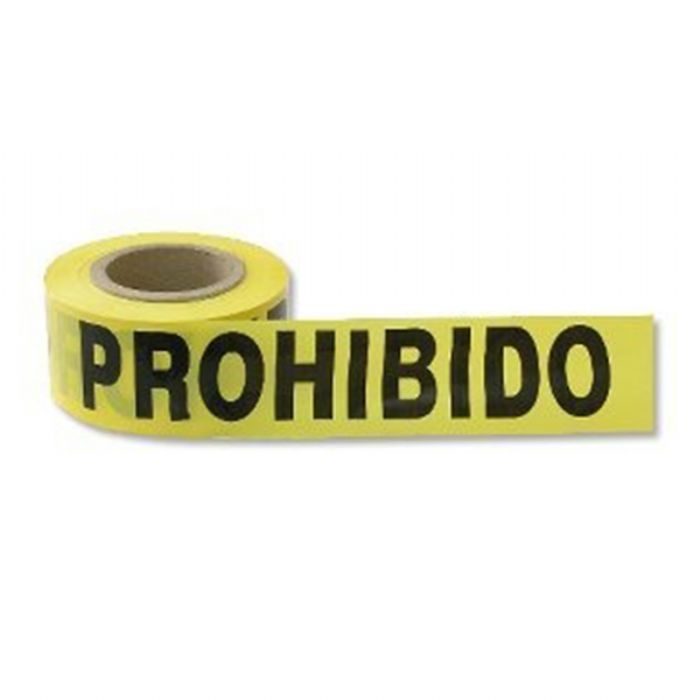 Cinta para Delimitación "Prohibido El Paso"