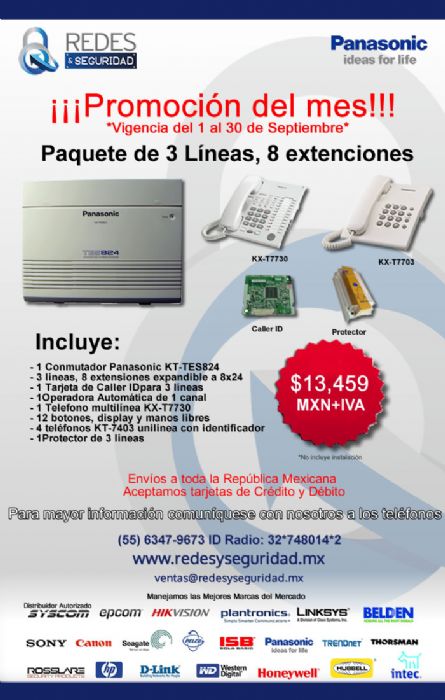 Paquete de 3 Lineas 