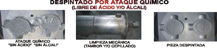 PINTURA ELECTROSTATICA DESPINTADO