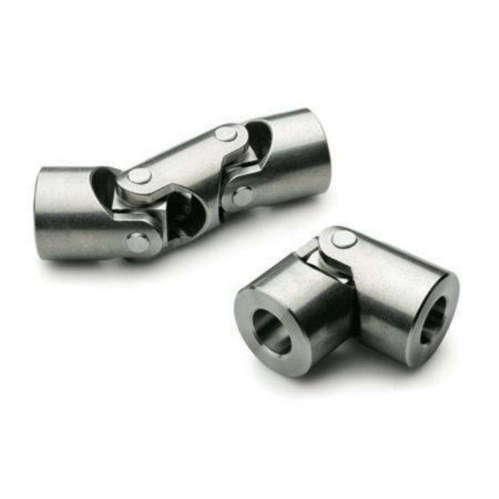 Juntas universales de acero inoxidable con cojinete de fricción simple o doble