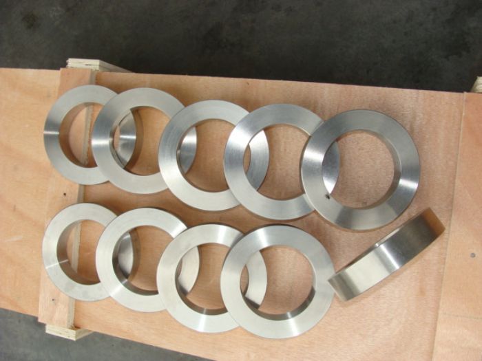 Titanium forged and rolled ring