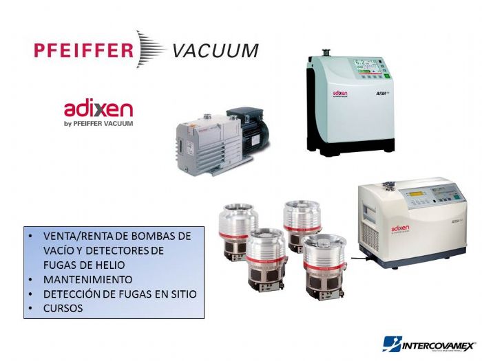 Detector de fugas de Helio e Hidrógeno