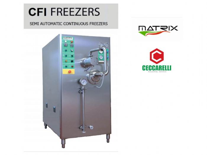 FREEZERS CONTINUOS semiautomáticos serie CFI y CFI/E (con bomba de extracción) 