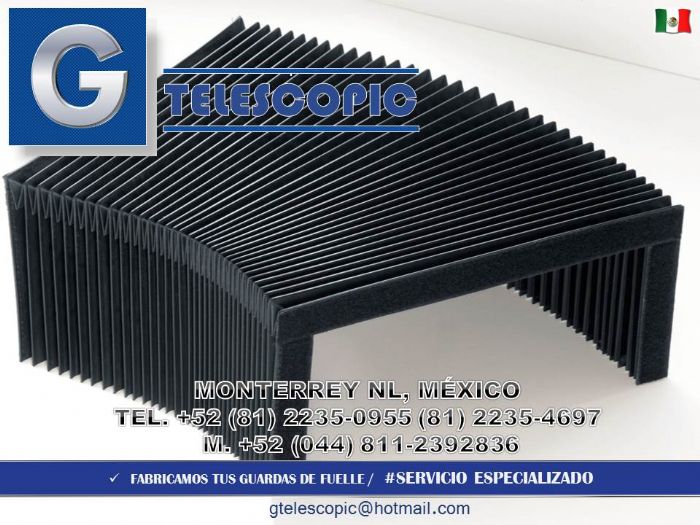 GUARDAS DE FUELLE TIPO ACORDEÓN