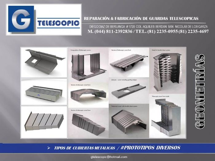 FABRICACIÓN DE GUARDAS TELESCÓPICAS