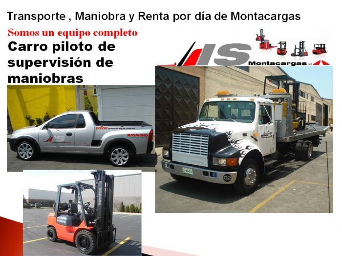 RENTA DE MONTACARGAS POR HORAS