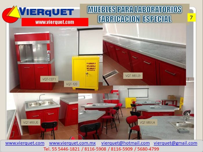MOBILIARIO PARA LABORATORIO