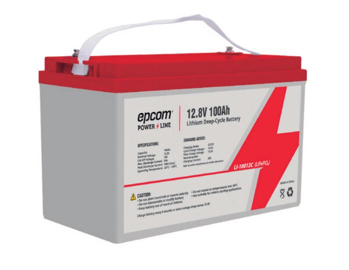 Batería de Litio Ciclo Profundo 12.8 Vcd 100Ah (LiFePO4)