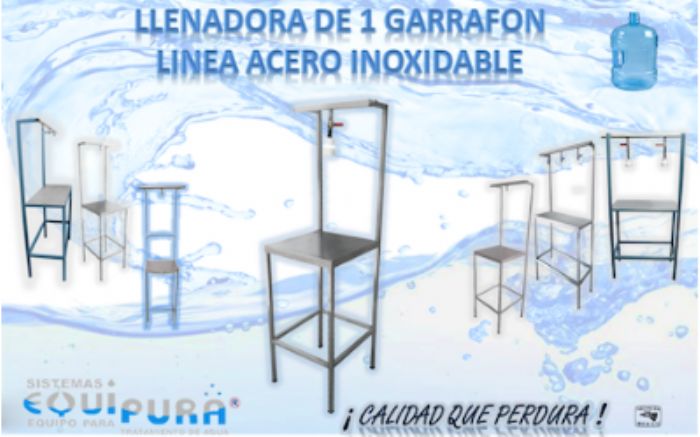 Llenadoras para un garrafón