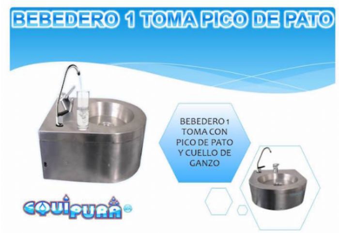 Bebedero pico de pato 