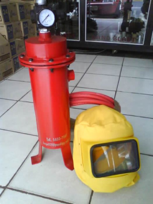 Equipo de seguridad para Sand Blast