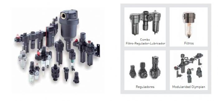 FRLs FILTROS, REGULADORES, LUBRICADORES Y UNIDADES CONVINADAS