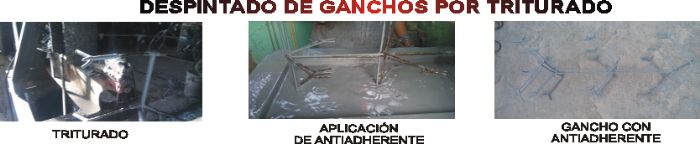 PINTURA ELECTROSTÁTICA FABRICACIÓN Y RECUPERACIÓN DE GANCHOS