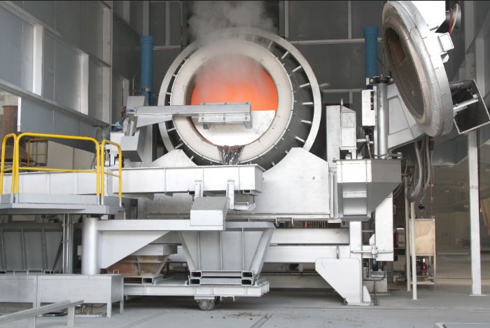 Horno rotativo Basculante