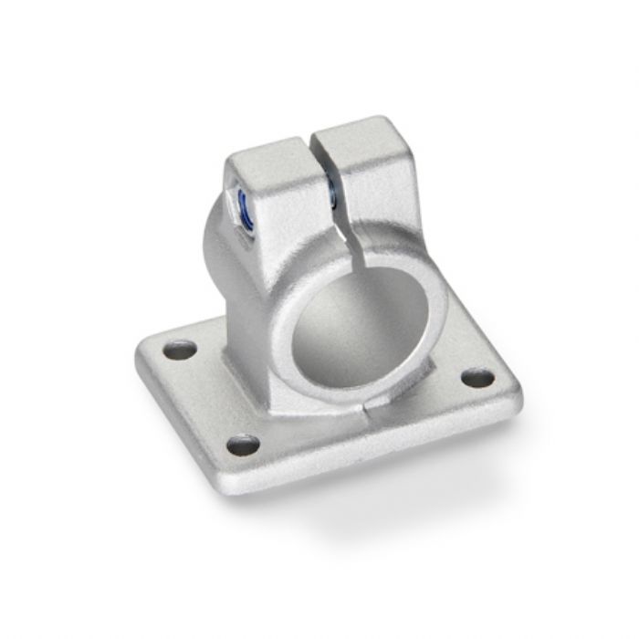 Abrazaderas para conectores con bridas Aluminio, con 4 orificios de retención