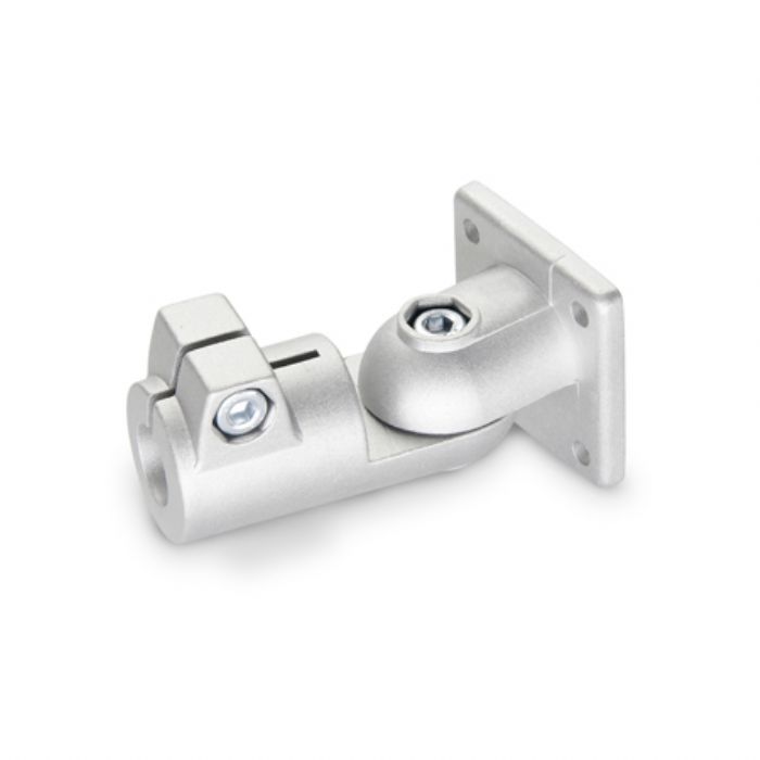 Articulaciones de conectores para abrazaderas giratorias Medidas métricas, aluminio