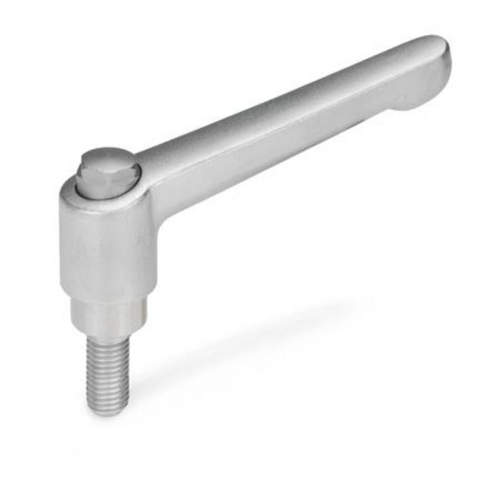 Manijas ajustables de acero inoxidable pulidas Tipo espárrago roscado con componentes de acero inoxidable