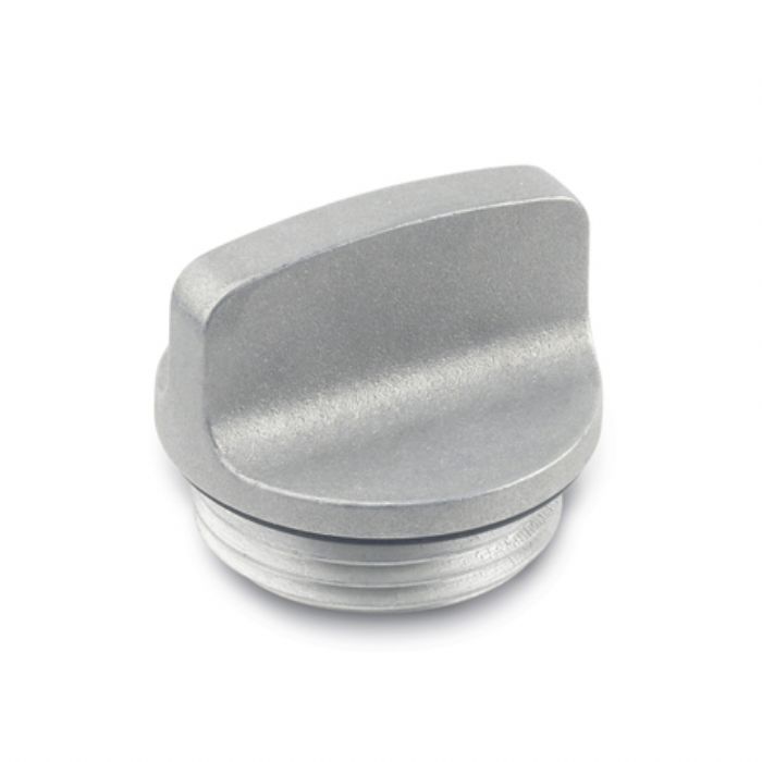  Tapones roscados Aluminio, con agarradera, con sello de NBR