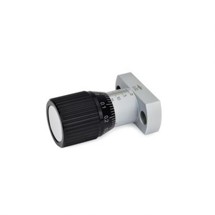  Perillas de control con husillo ajustable Acero, con graduaciones