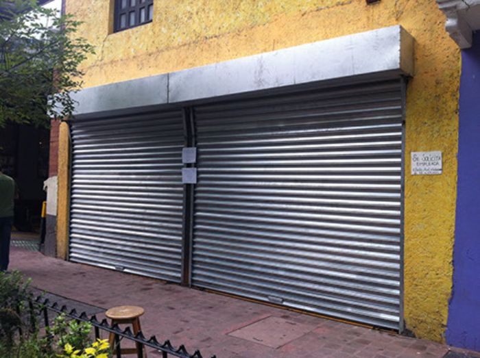 Cortinas galvanizado natural