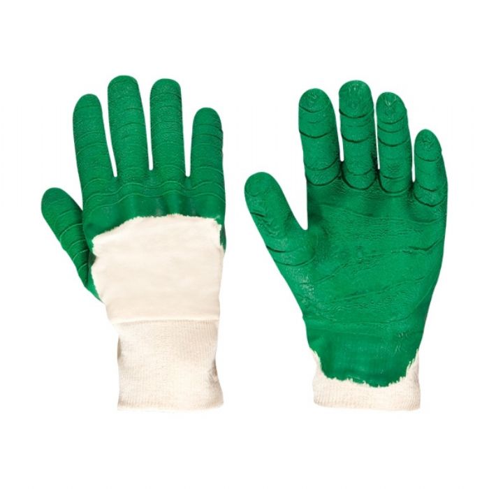 Guantes Recubierto De Latex En Palma Y Medio Dorso