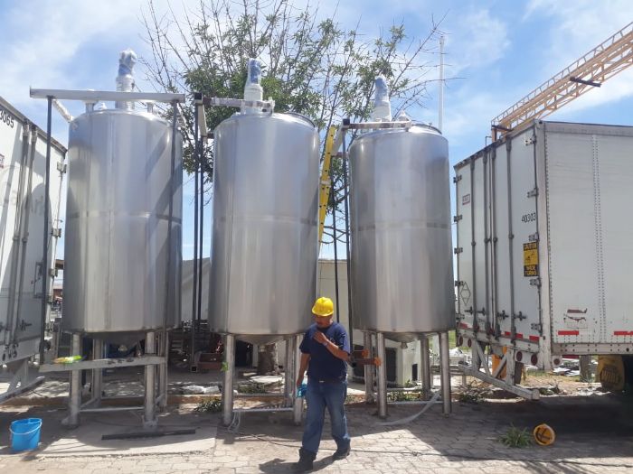 Tanques sanitarios grado alimenticio