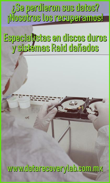 Recuperación de información sistema RAID