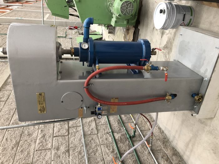 Molino de perlas, continuo, Marca Disperset Modelo ST-1008 con motor a prueba de explosión de 10 Hp 230/460 Volts 3 fases 60Hz (casi nuevo)