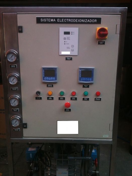 TABLERO CONTROL PURIFICACION DE AGUA