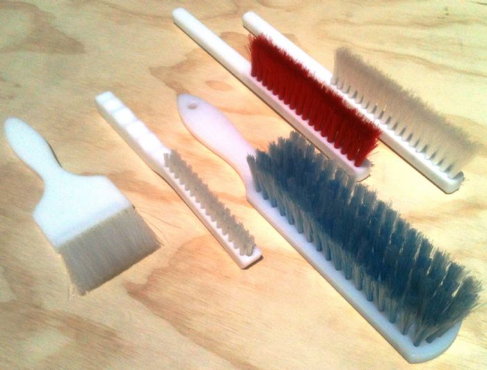 Cepillos grado alimenticio.