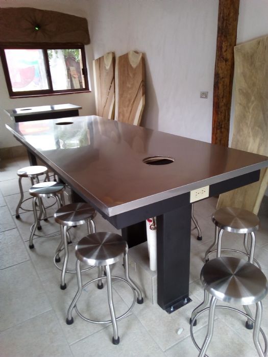 MESA CENTRAL DE LABORATORIO
