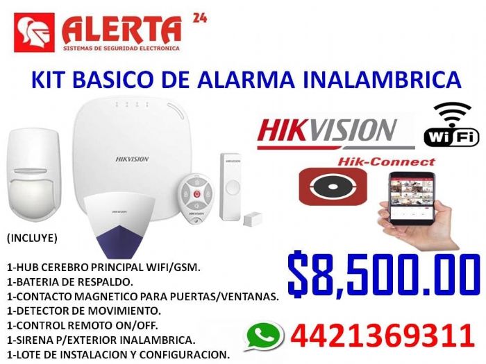 Alarma inalámbrica Wi-fi/Gsm 