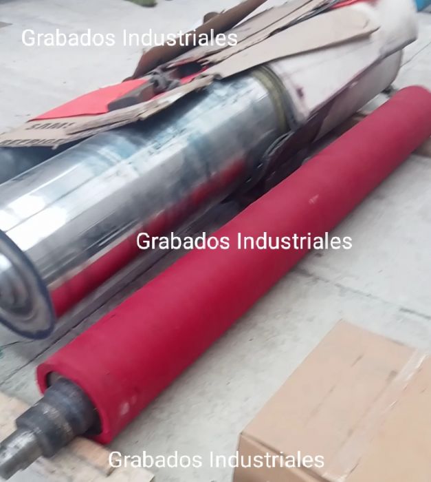 Recubrimiento de rodillos de hule 