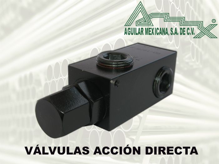 VALVULAS DE ACCION DIRECTA (DE ALIVIO)