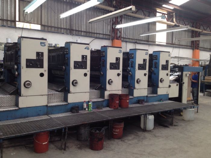1994 Kba Rapida 104-5 Maquina - Impresion Offset 5 Colores